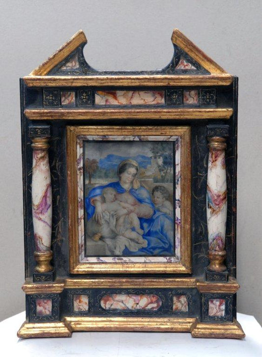 Madonna With Child and Saint baby John