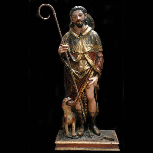 Spanish sculpture of St. Roque