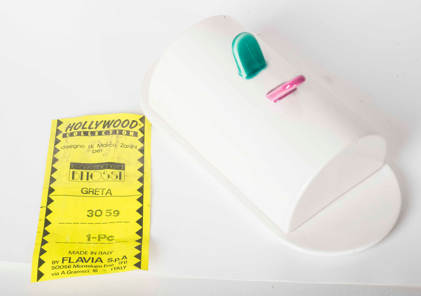 BUTTER DISH BY MARCO ZANINI FOR BITOSSI