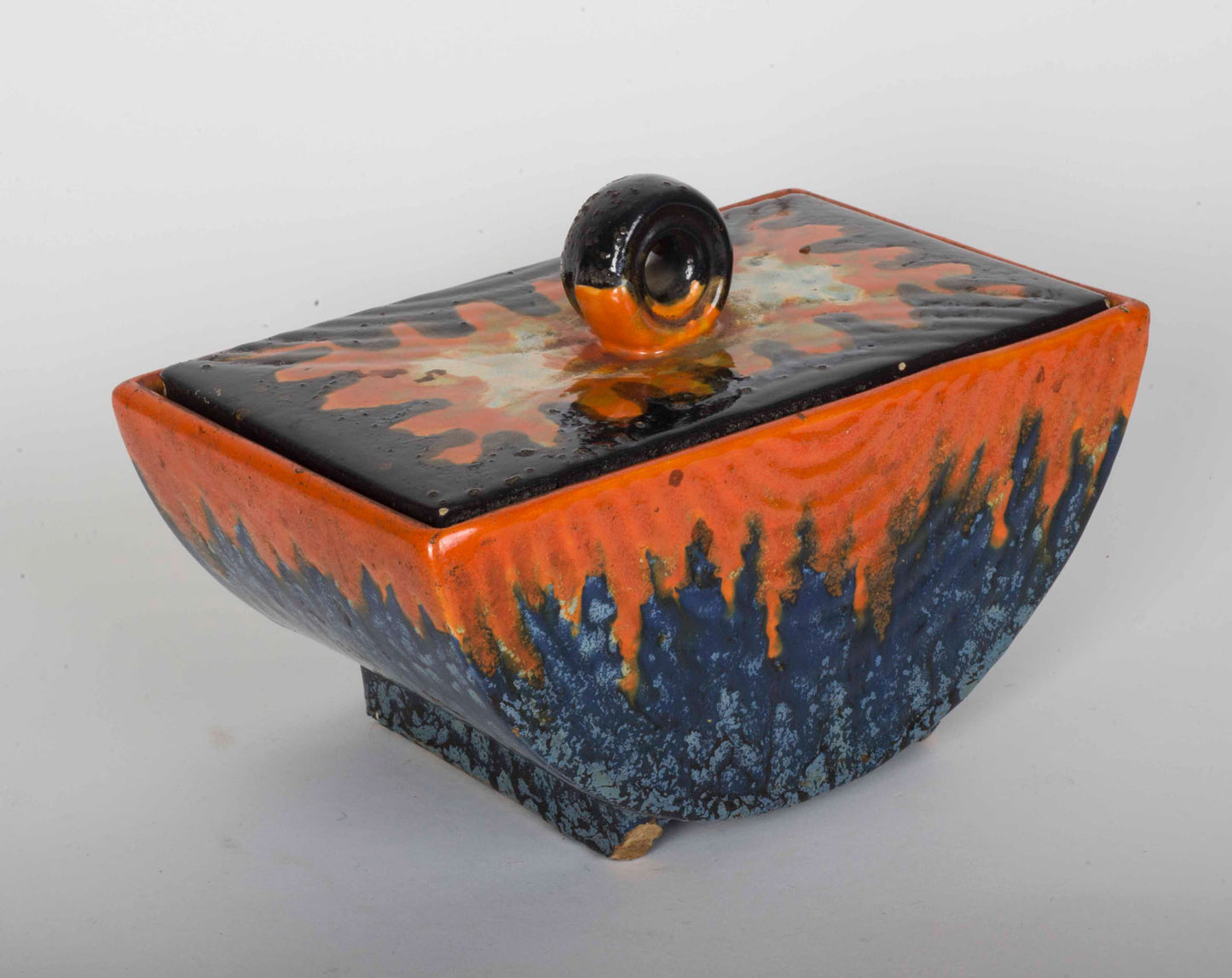 RECIPIENTE ART DÉCO EM CERÂMICA PORTUGUESA