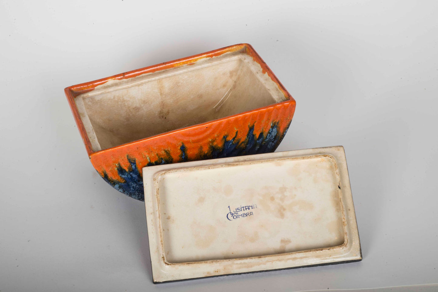 RECIPIENTE ART DÉCO EM CERÂMICA PORTUGUESA