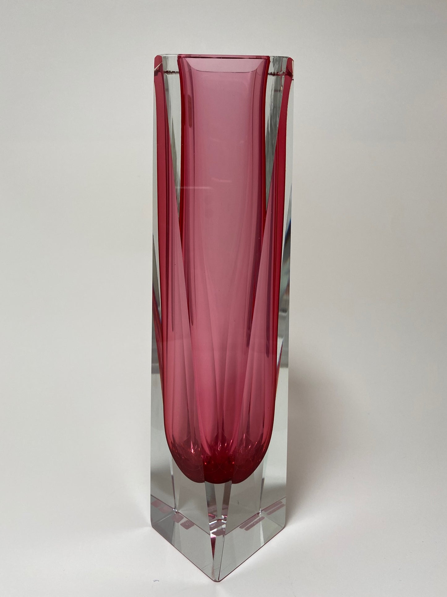PINK VASE BY FLAVIO POLI FOR ALESSANDRO MANDRUZZATO