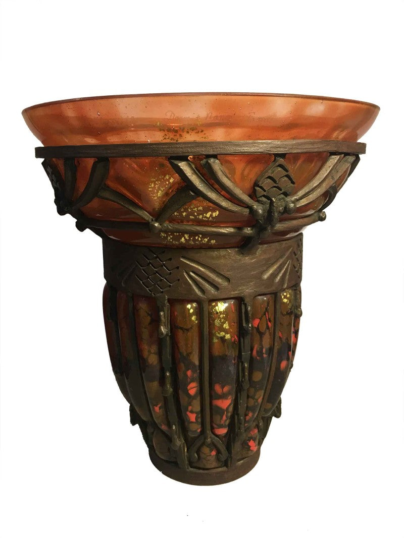 VASO ART DÉCO POR DAUM E LOUIS MAJORELLE