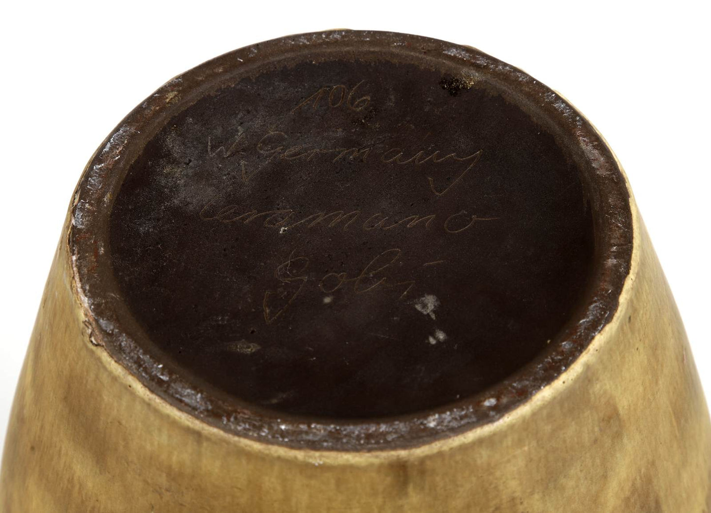 WEST GERMANY CERAMIC LARGE VASE BY CERAMANO