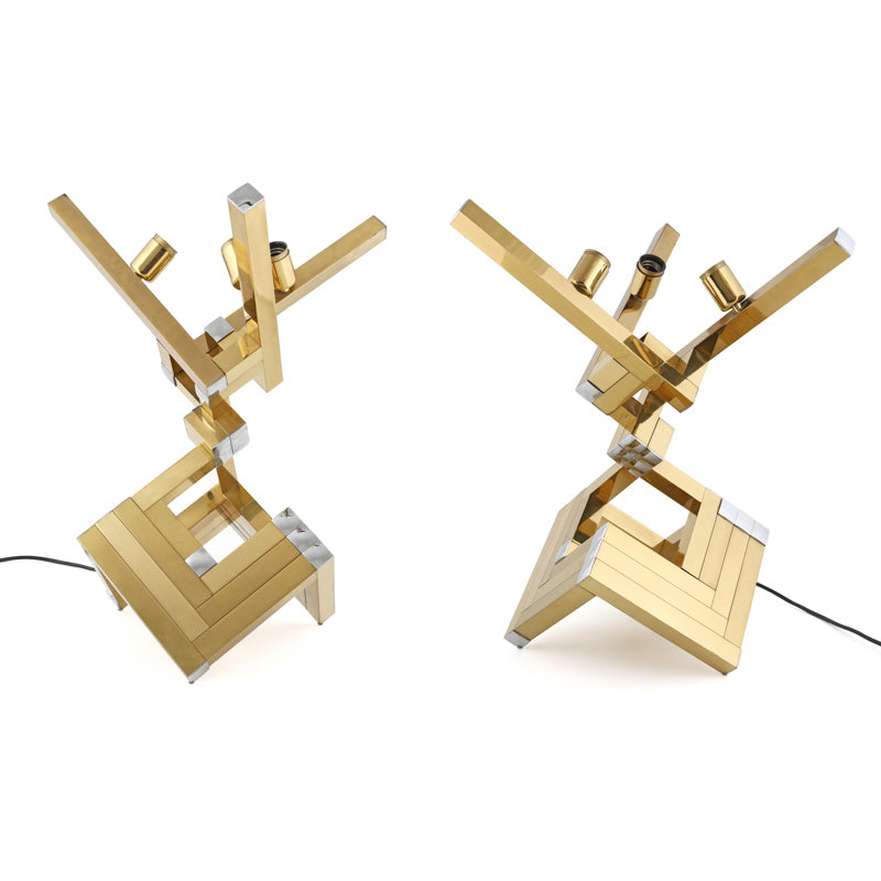 PAIR OF TABLE LAMPS BY ROMEO REGA FOR BD LUMICA