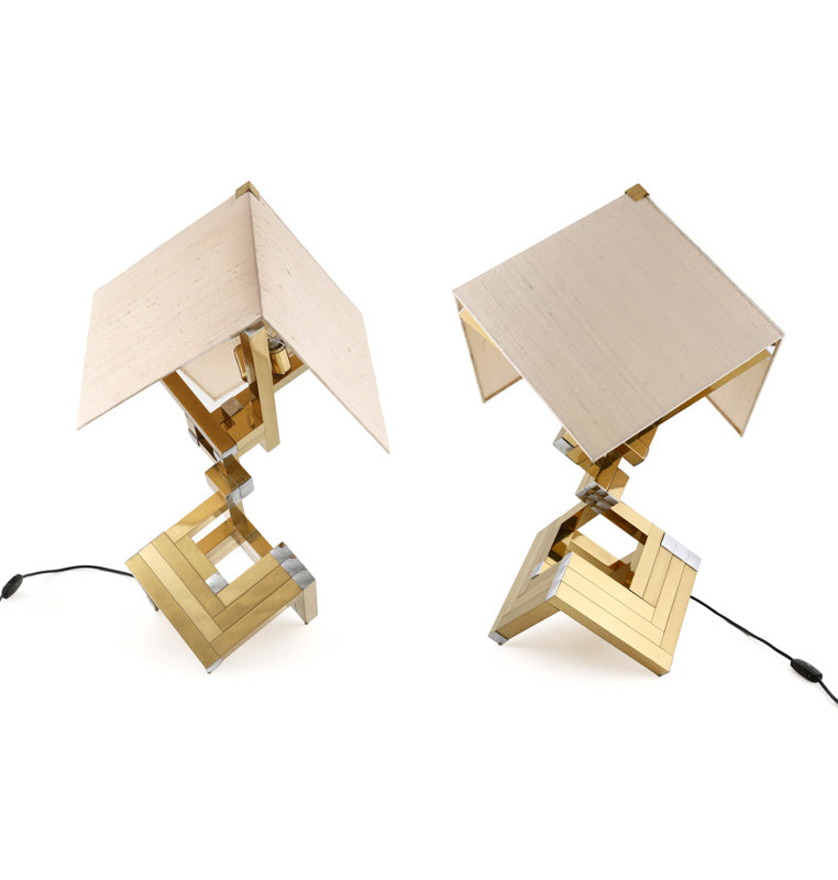 PAIR OF TABLE LAMPS BY ROMEO REGA FOR BD LUMICA
