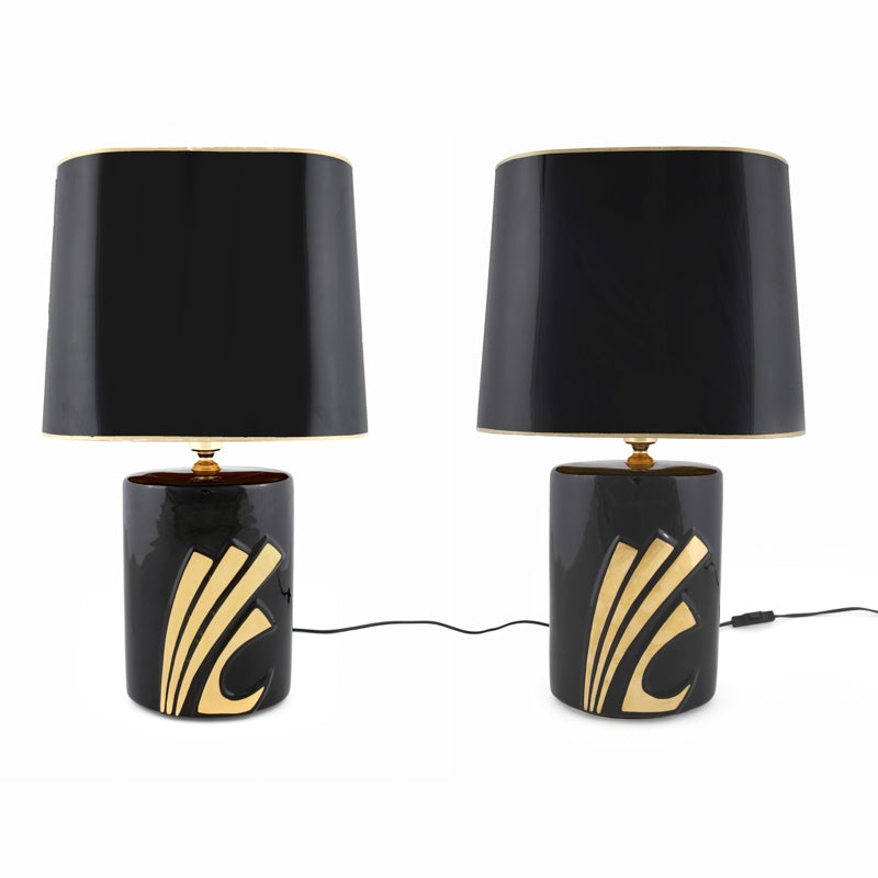 PAR DE CANDEEIROS EM CERÂMICA POR EVE COLLECTION