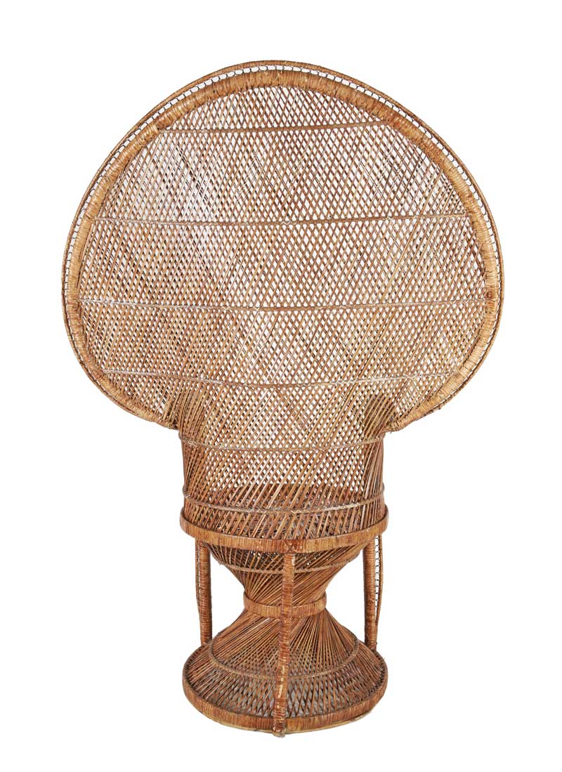 VINTAGE EMMANUELLE PEACOCK CHAIR