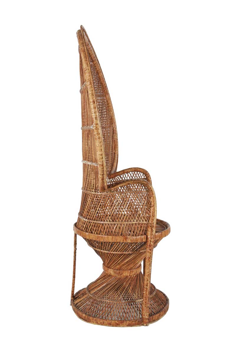 VINTAGE EMMANUELLE PEACOCK CHAIR