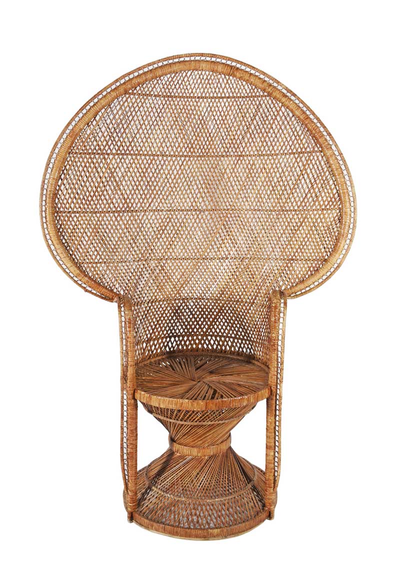 VINTAGE EMMANUELLE PEACOCK CHAIR