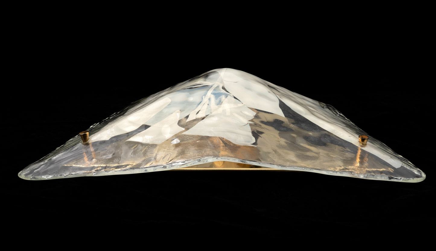 PAIR OF TRIANGULAR SCONCES BY LA MURRINA