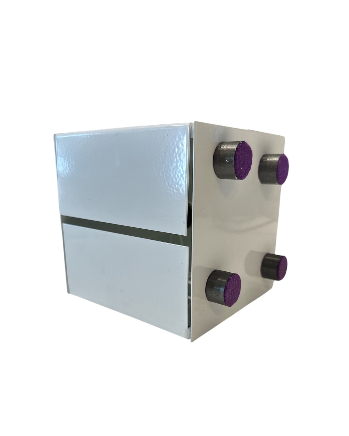 Candeeiro de mesa Kinetic modelo 3H em cromado Paolo Tilche para Sirrah