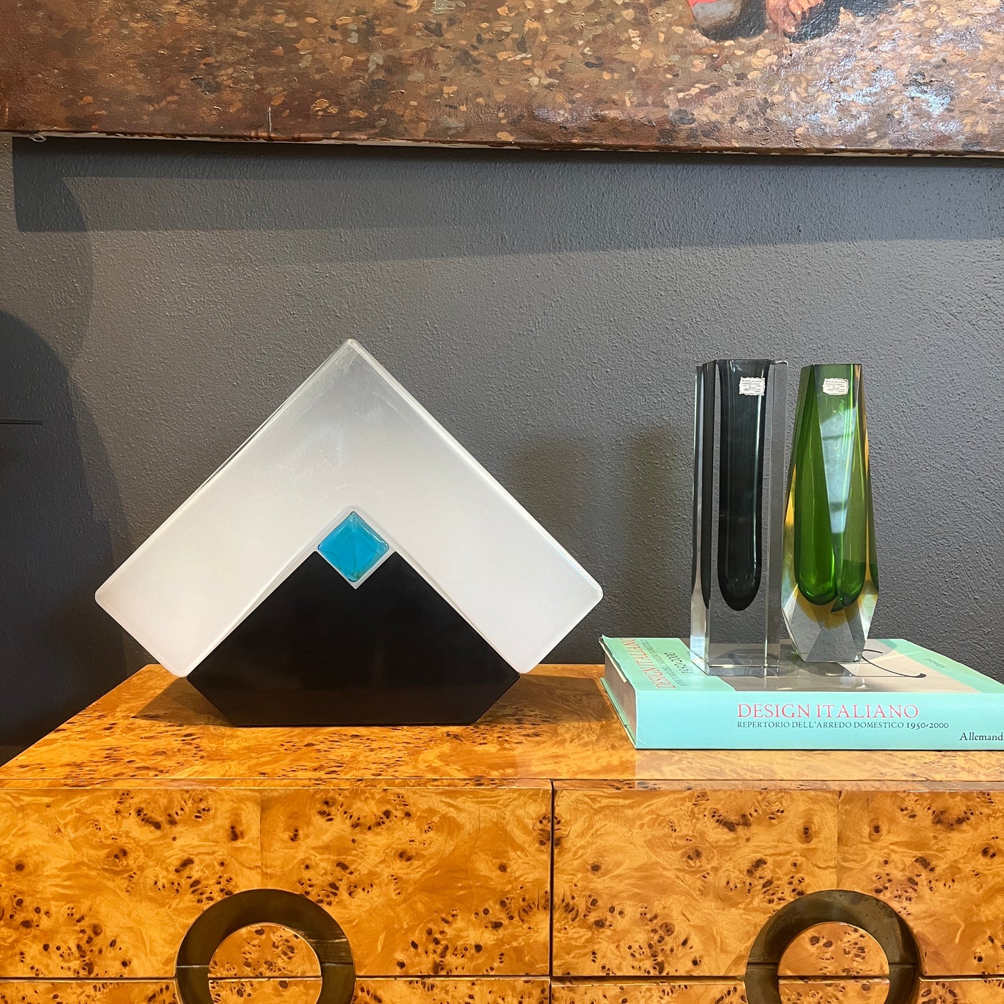 TABLE LAMP BY GIANNI RIGO FOR ITRE MURANO