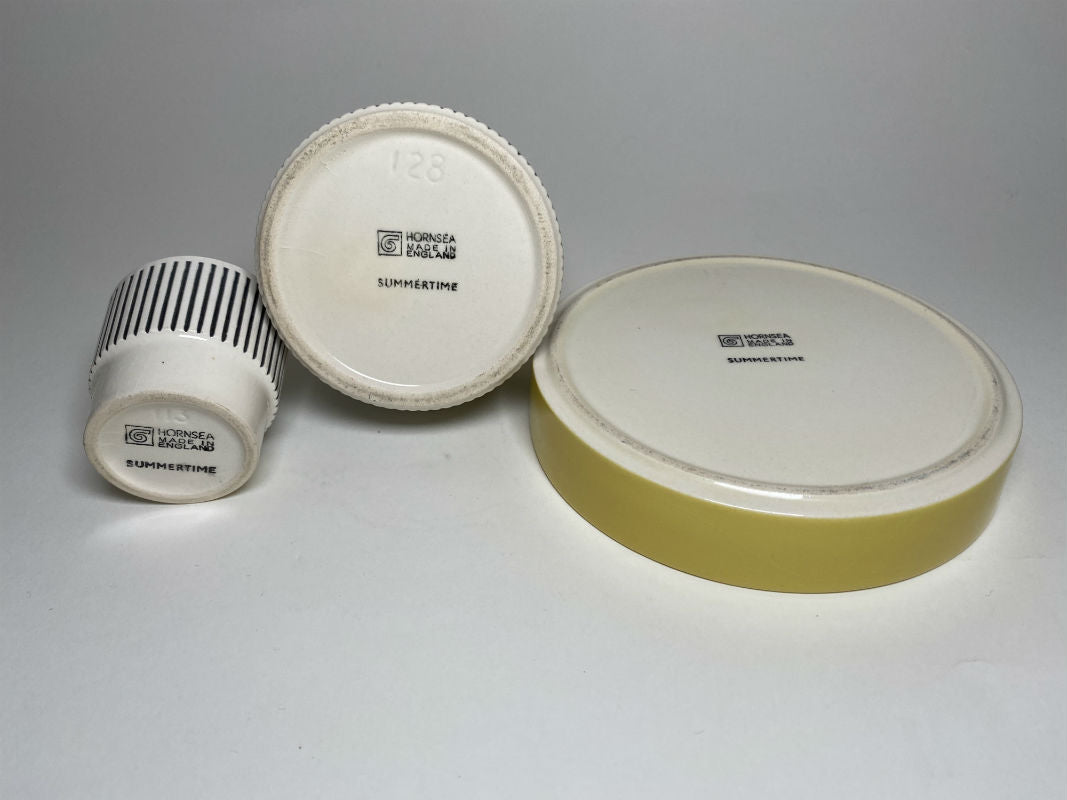 CONJUNTO DE JARRO E COPOS EXPRESSO EM CERÂMICA HORNSEA