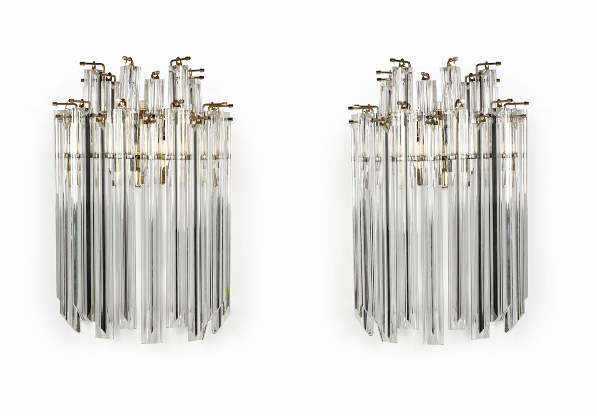 PAIR OF MURANO SCONCES BY PAOLO VENINI