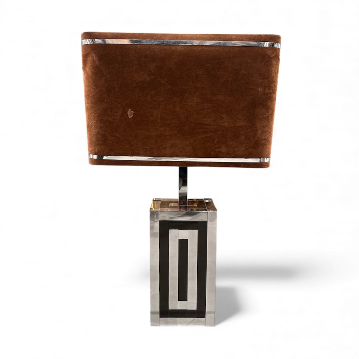 LÁMPARA DE MESA GRANDE ATRIBUIDA A WILLY RIZZO POR LUMICA