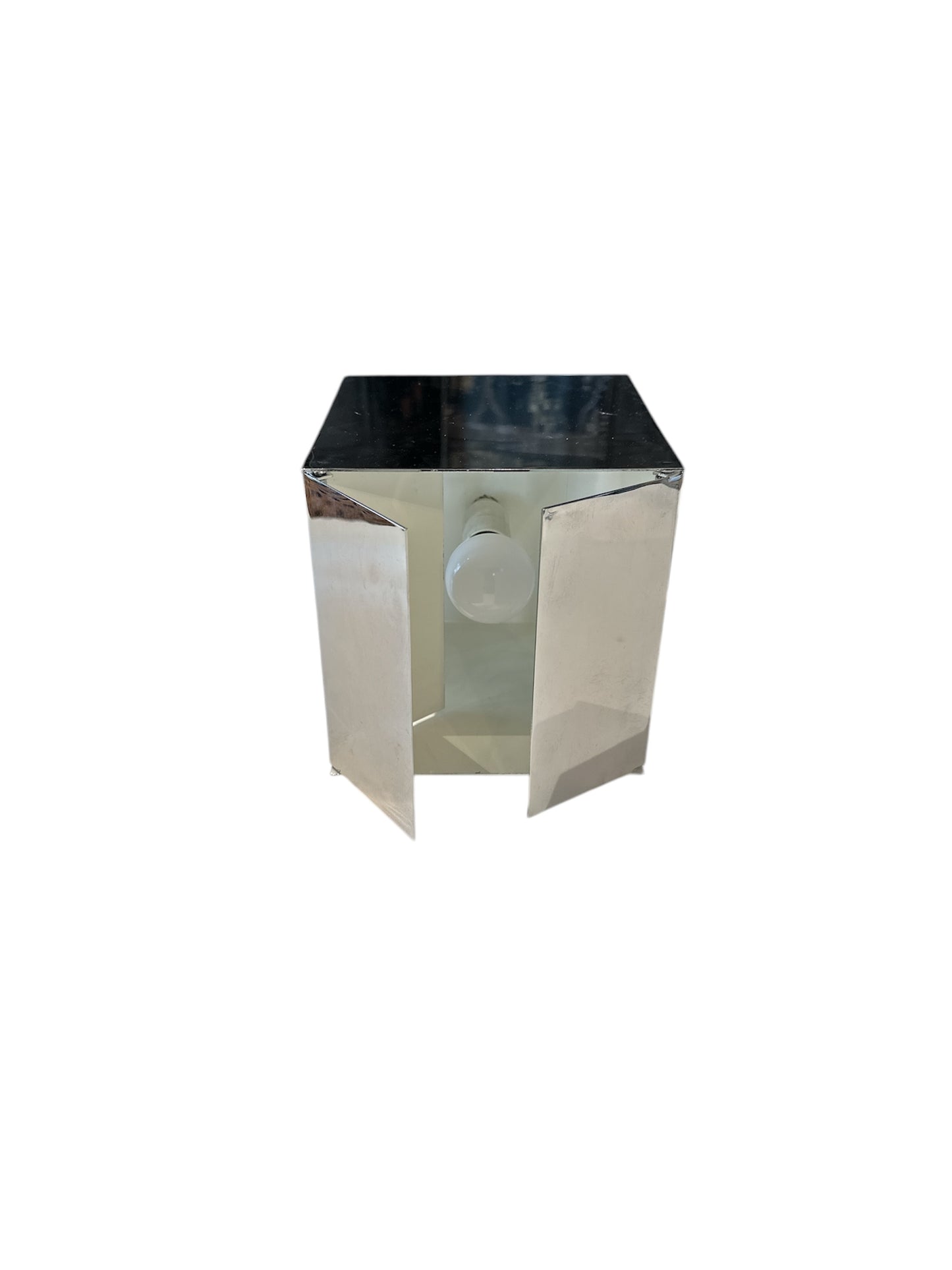 Chrome Kinetic table lamp model 3H by Paolo Tilche for Sirrah