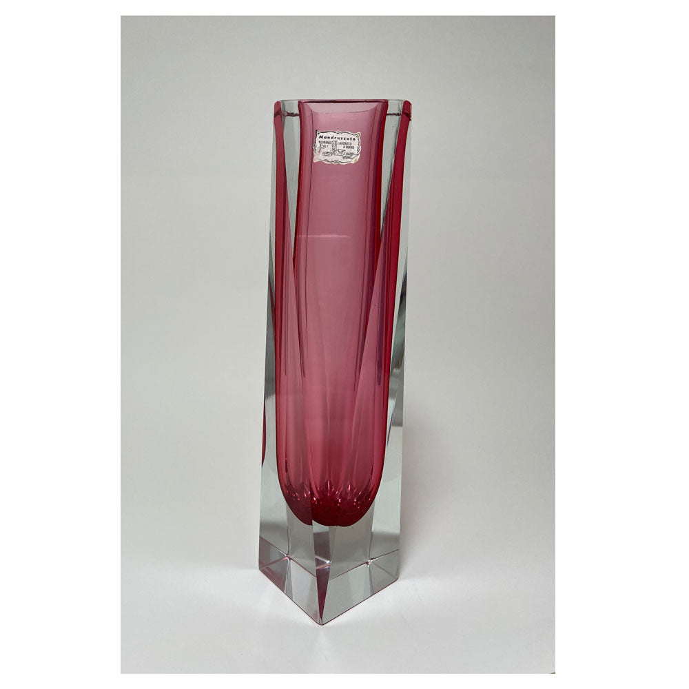 PINK VASE BY FLAVIO POLI FOR ALESSANDRO MANDRUZZATO
