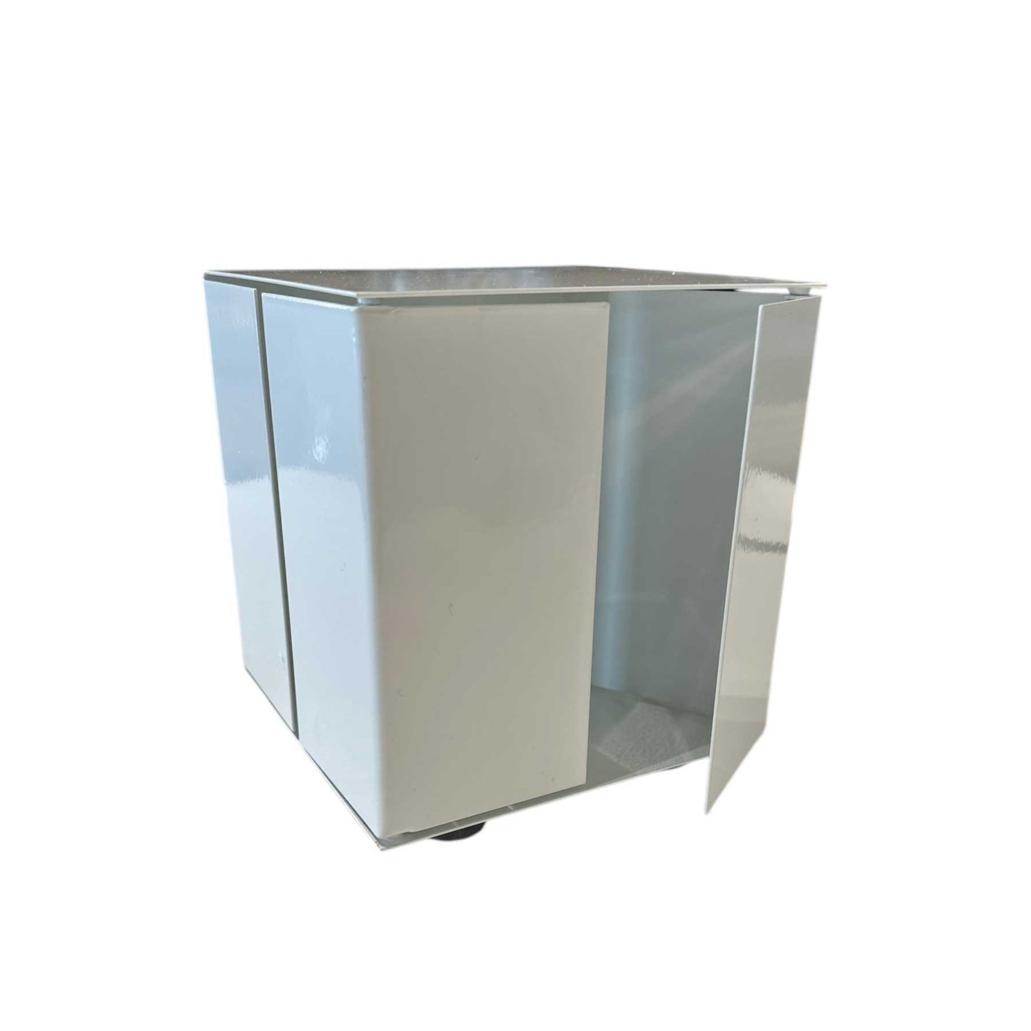 Candeeiro de mesa Kinetic modelo 3H em cromado Paolo Tilche para Sirrah