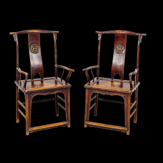 Par de cadeiras chinesas do séc. XIX