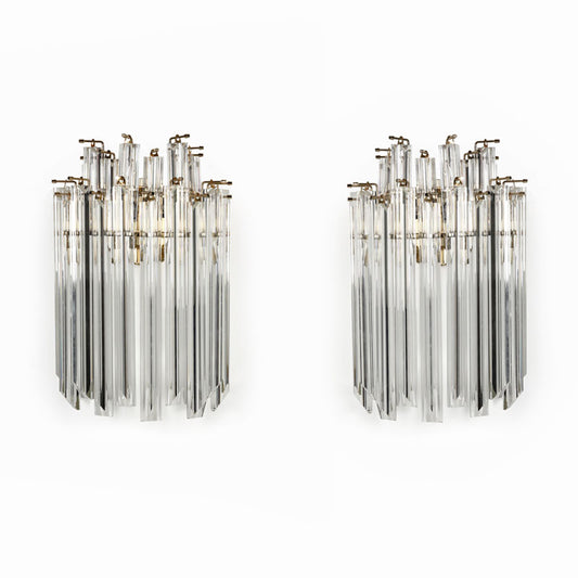 PAREJA DE APLIQUES DE MURANO DE PAOLO VENINI