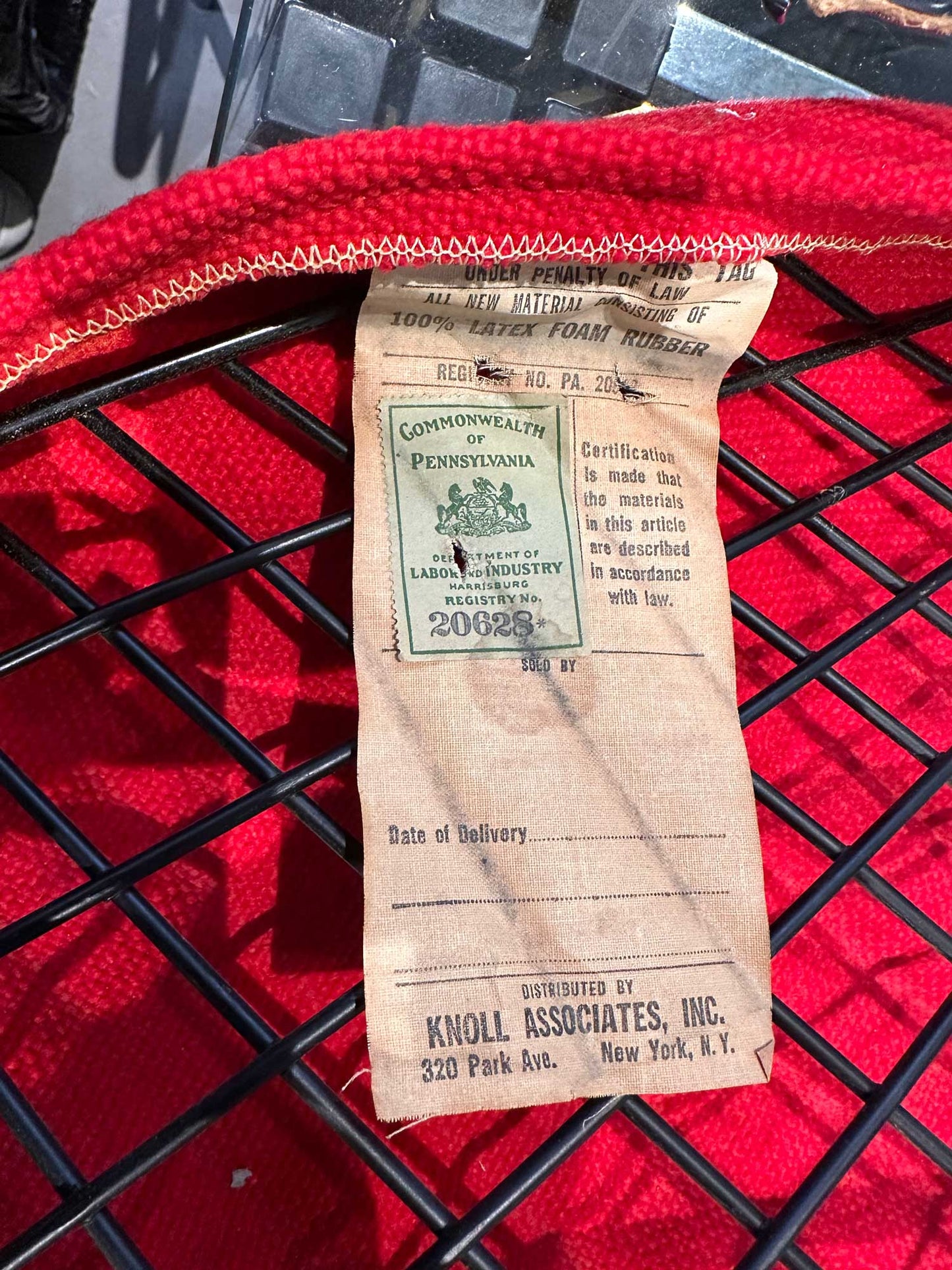 Poltrona Diamond de Harry Bertoia para Knoll, Estados Unidos, anos 50