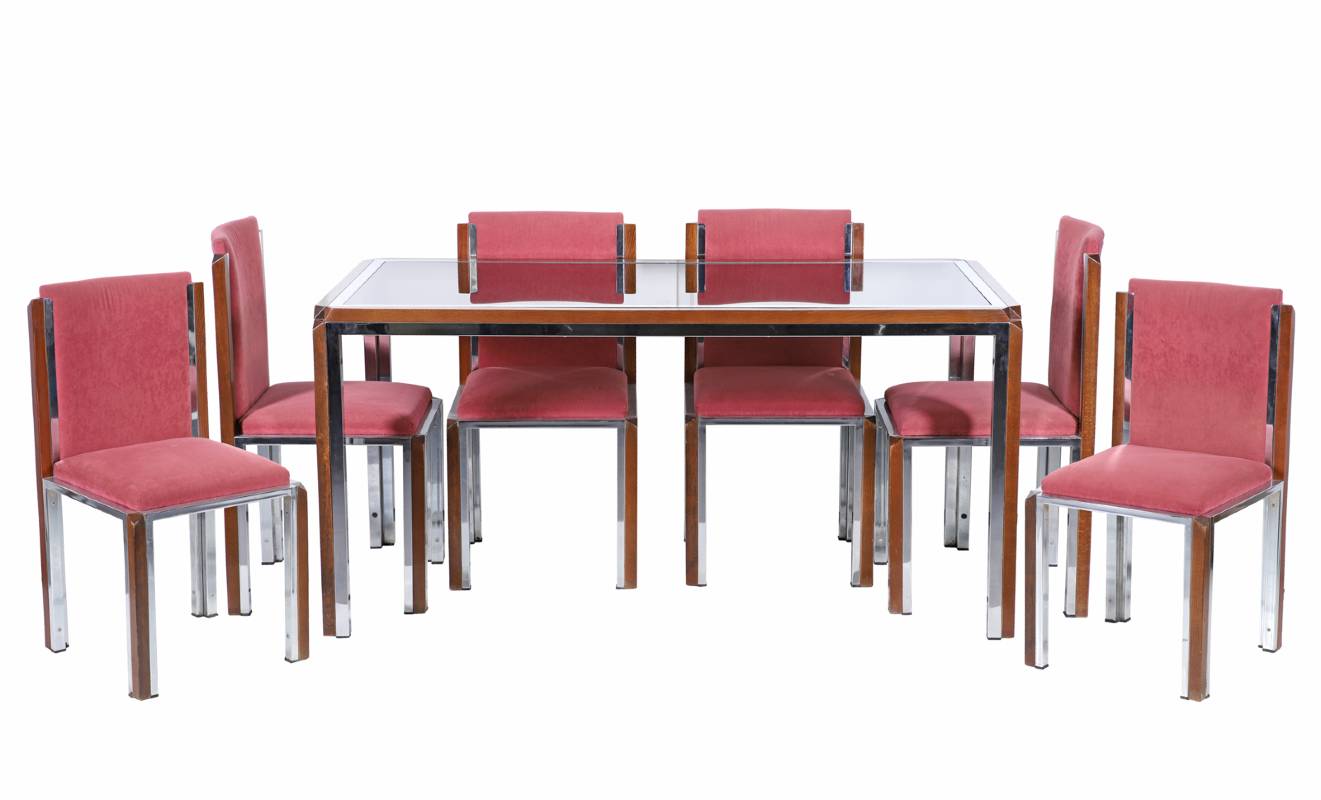 ITALIAN DINING TABLE AND CHAIRS SET