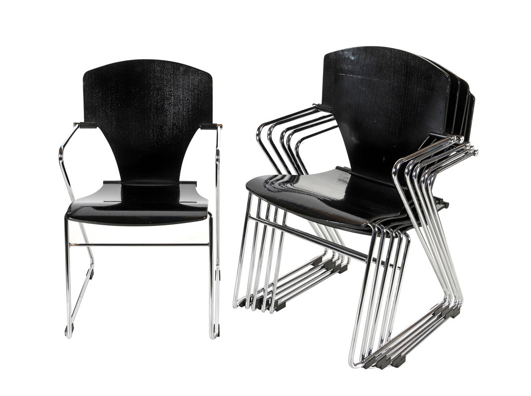 SET OF 6 CHAIRS BY JOSEP MORA FOR STUA
