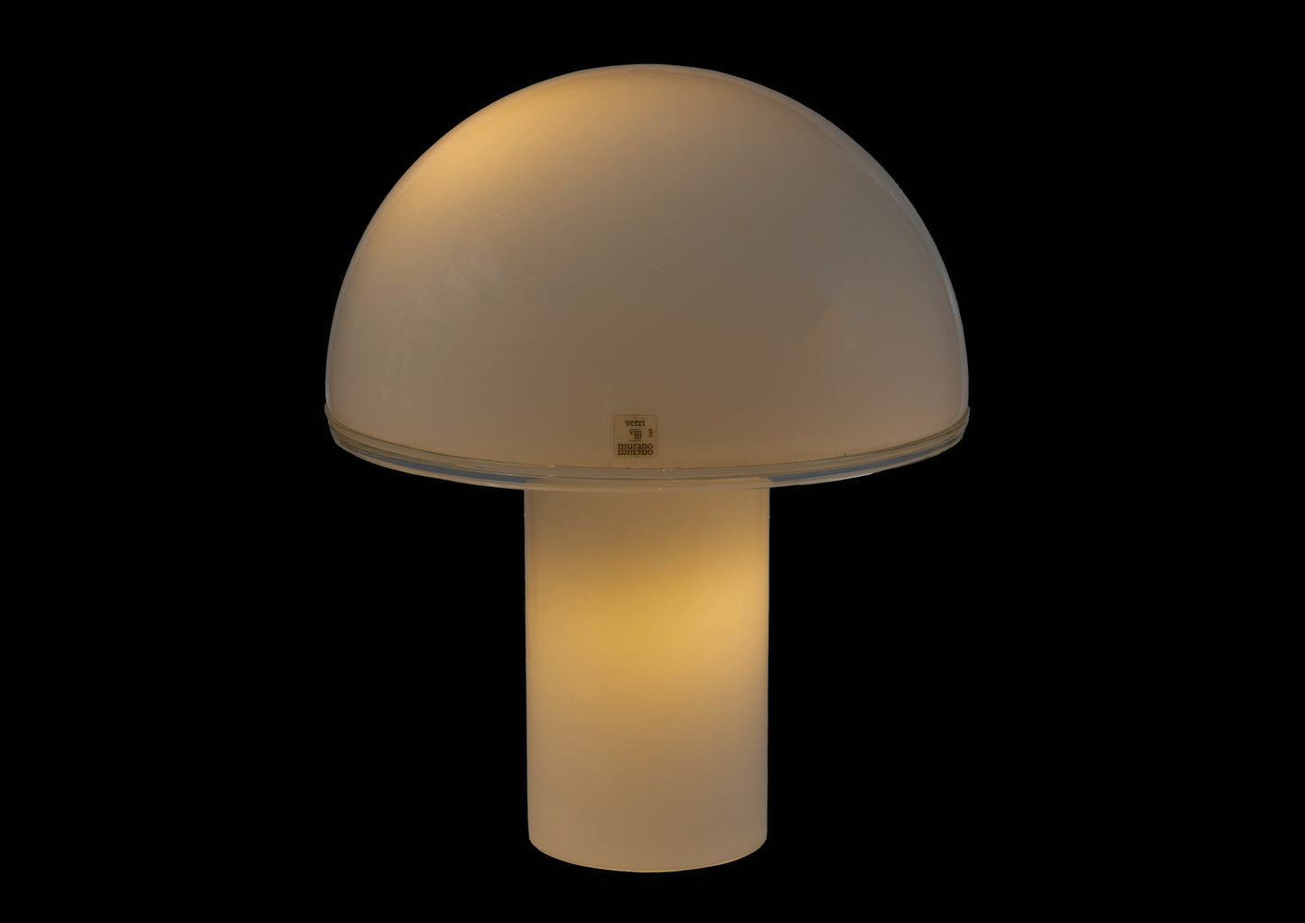 Large “Mushroom” Table Lamp in Vetri Murano Glass, Italy, 1970s