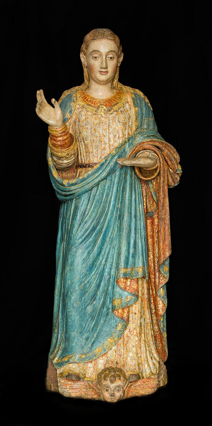 Indian Madonna Sculpture