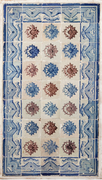 Painel de azulejos Português