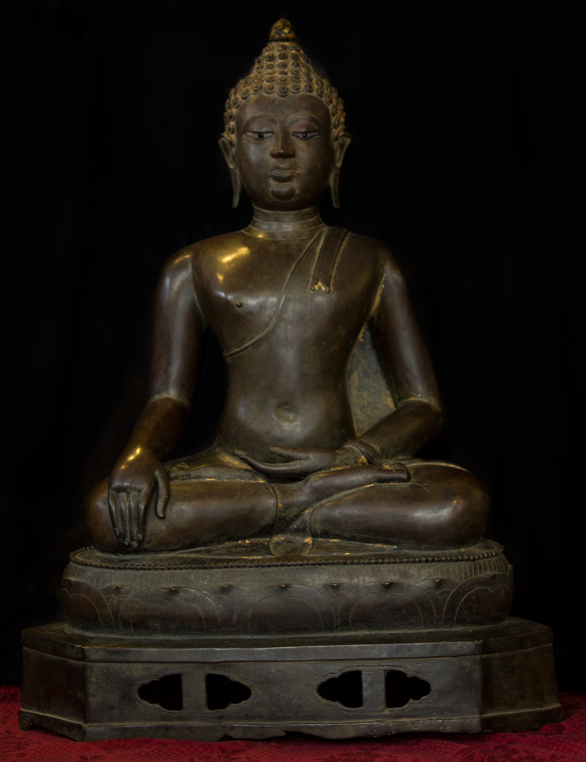 Thai, Chien Seng Bronze Buddha.