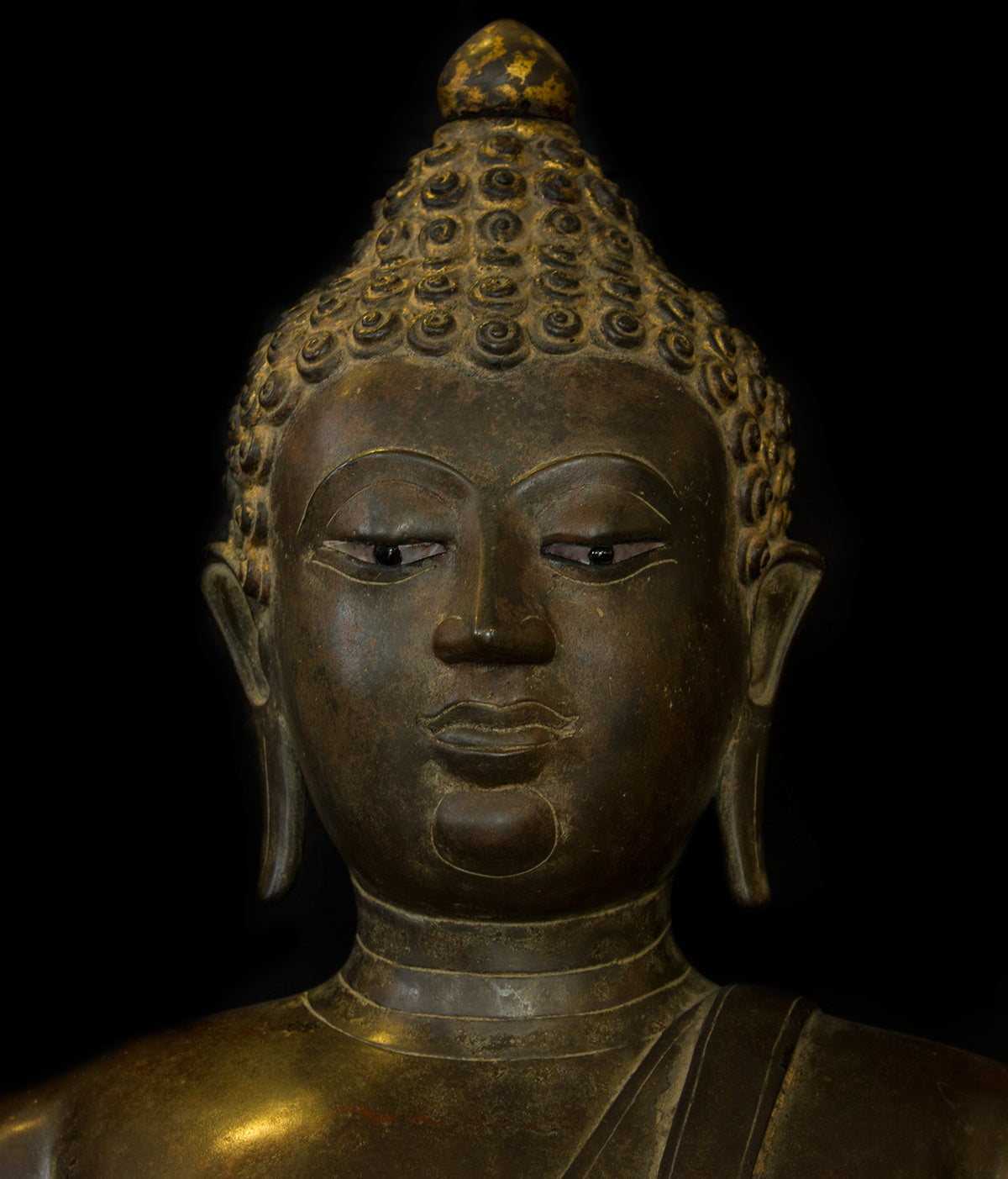 Thai, Chien Seng Bronze Buddha.