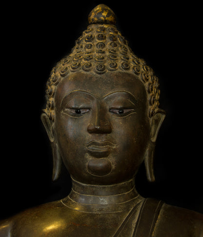 Thai, Chien Seng Bronze Buddha.