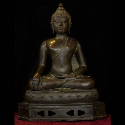 Thai, Chien Seng Bronze Buddha.