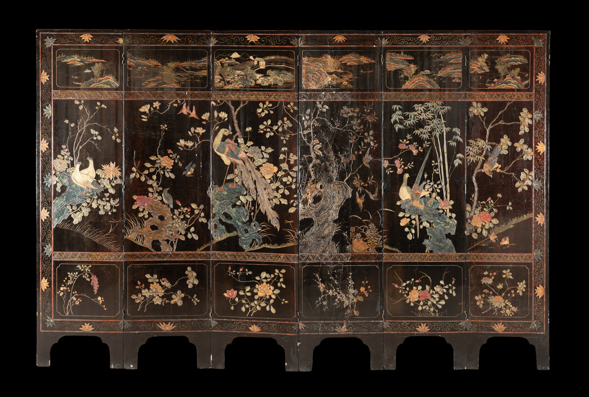 Biombo Coromandel, siglo XVIII–XIX – Marcos&Marcos - Galeria de arte e ...