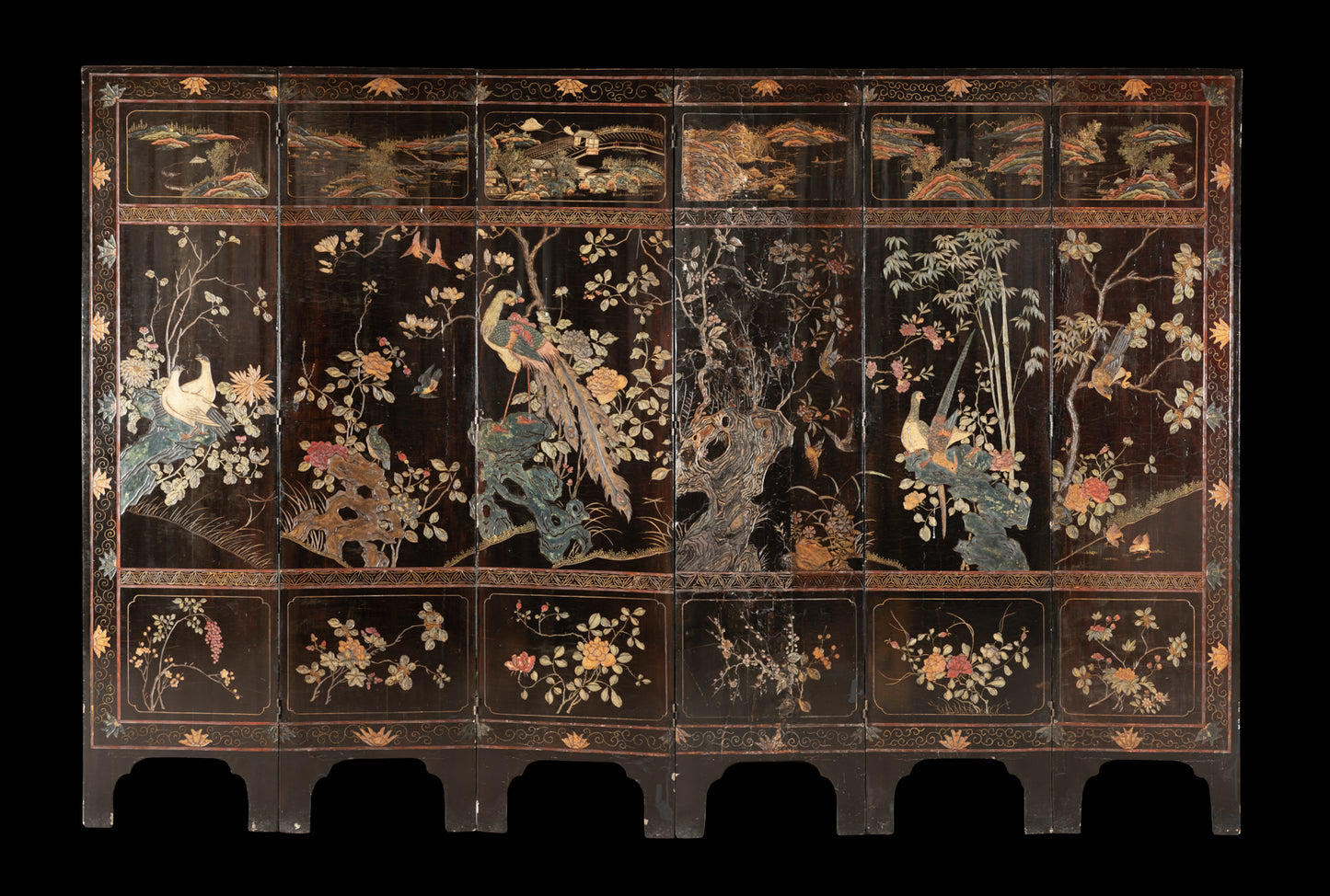 Biombo Coromandel, século XVIII–XIX