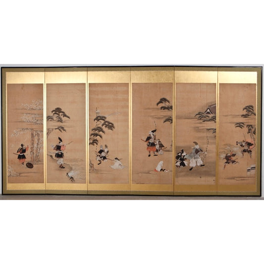 JAPANESE FOLDING SCREEN