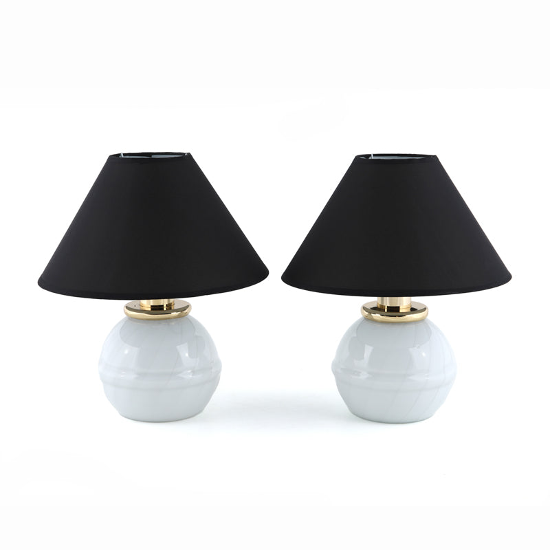 PAIR OF ITALIAN MURANO GLASS TABLE LAMPS FROM THE 70S