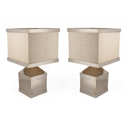 Pair of Table Lamps Attributed to Romeo Rega, Italy, 1970s