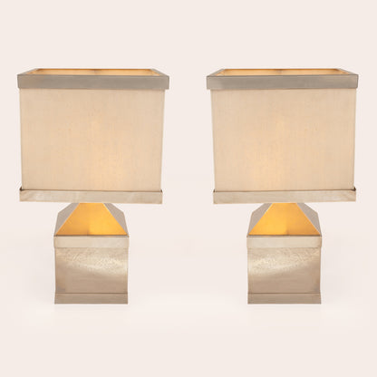 Pair of Table Lamps Attributed to Romeo Rega, Italy, 1970s