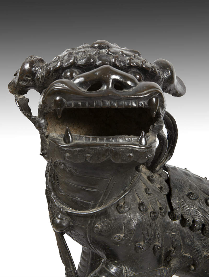 Chinese Foo lion incense burner. 18th Century