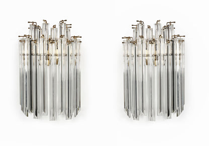 PAIS OF MURANO SCONCES BY PAOLO VENINI