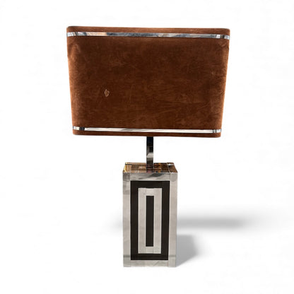 LÁMPARA DE MESA GRANDE ATRIBUIDA A WILLY RIZZO POR LUMICA