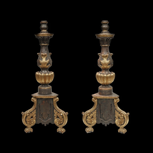 Pair of large torches, Spain, 17th century