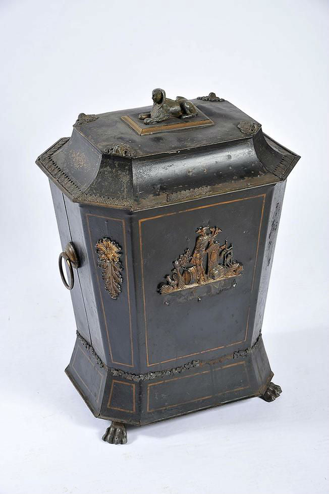 Black coal box, 19th Century