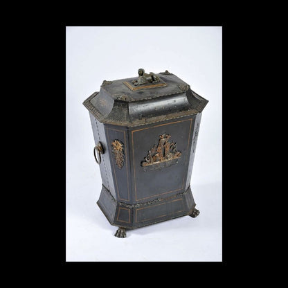 Black coal box, 19th Century