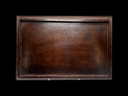 Japanese tray with namban decoration, Edo period
