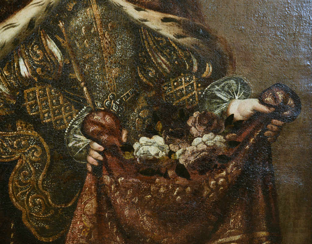 Painting depicting Saint Isabel Queen of Portugal