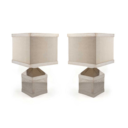 Pair of Table Lamps Attributed to Romeo Rega, Italy, 1970s